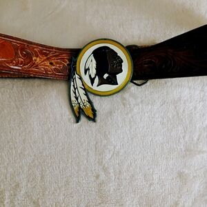 Vintage Leather Redskin Belt